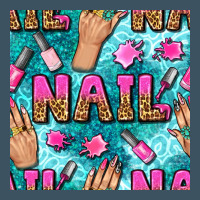 Nail Art Hands And Polish With Turquoise Leopard And Glitter Seamless  Urban Heavy Tee | Teevron
