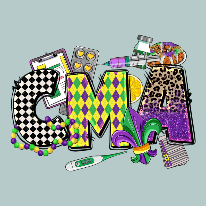 Cma Mardi Gras Certified Medical Assistant Heavy Core Tee by CowGirlArtShop | Teevron