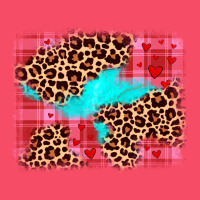 Valentine's Day Leopard Background Premium Sweatshirt | Teevron