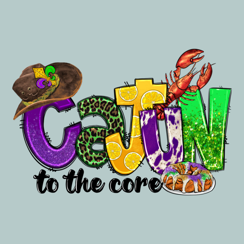 Cajun To The Core Mardi Gras Heavy Core Tee by CowGirlArtShop | Teevron