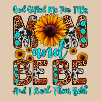 God Gifted Me Two Titles Mom And Bebe  And I Rock Heavyweight Sweatshirt | Teevron