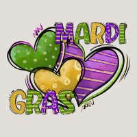 Mardi Gras Heart Heavy Core Tee | Teevron