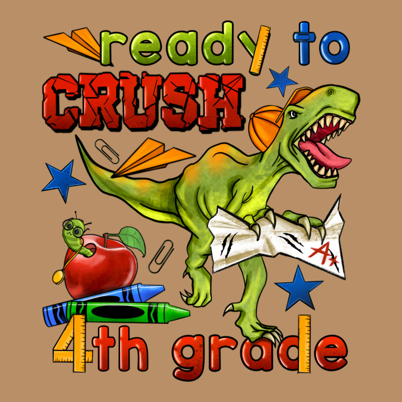 Ready To Crush 4th Grade Vintage Hoodie by BundleAndBundleShop | Teevron