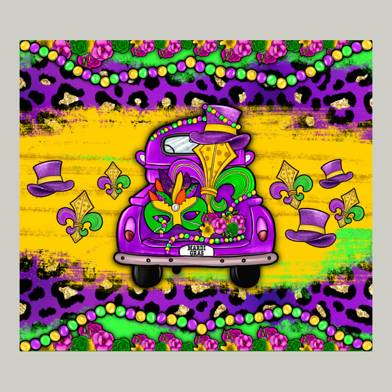 Mardi Gras Truck Tumbler Heavyweight Hoodie by JahusDesignShop | Teevron