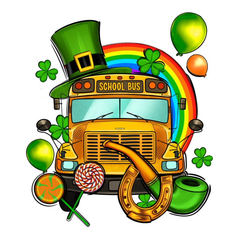 St. Patrick's School Bus Ladies Tee by OliviaCreatesArt | Teevron