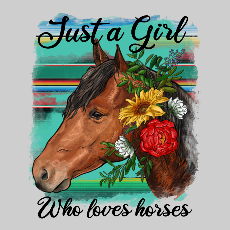 Just A Girl Who Loves Horseshoe Premium Tee by RanaPortraitStore | Teevron