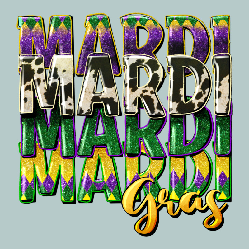 Cowhide Mardi Gras Heavy Core Tee by CowGirlArtShop | Teevron