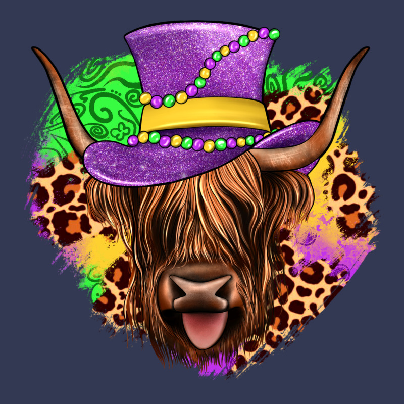 Highland Cow Mardi Gras Heavyweight Hoodie by JahusDesignShop | Teevron