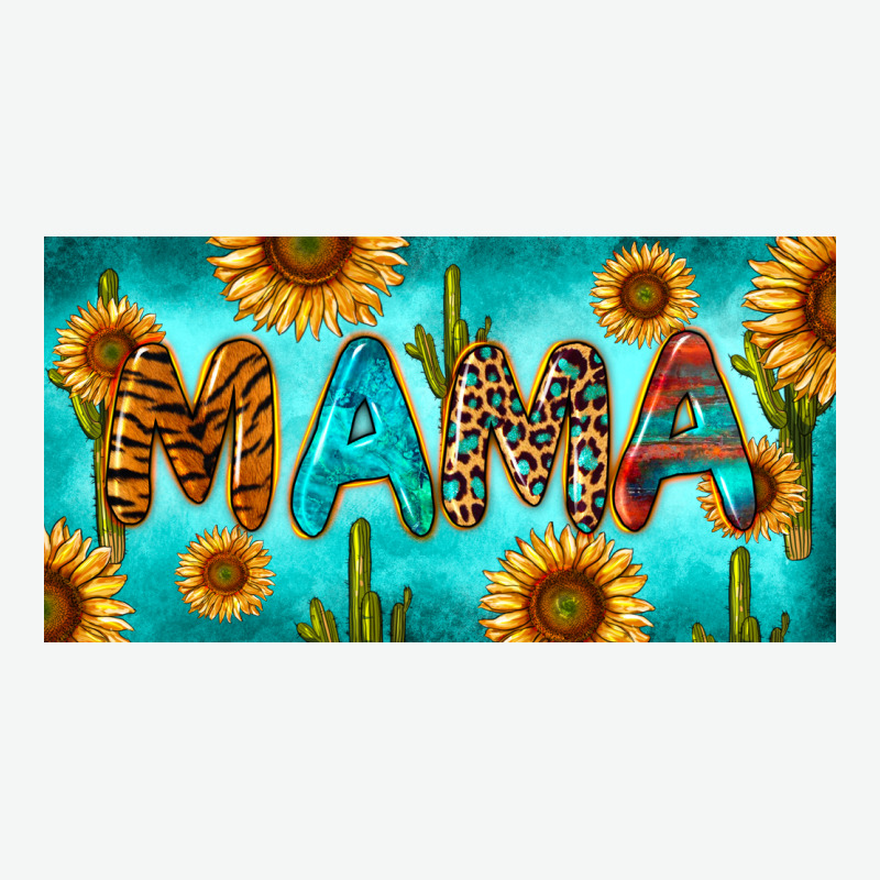 Western Mama With Sunflowers And Cactus Urban Heavy Tee by RanaPortraitStore | Teevron