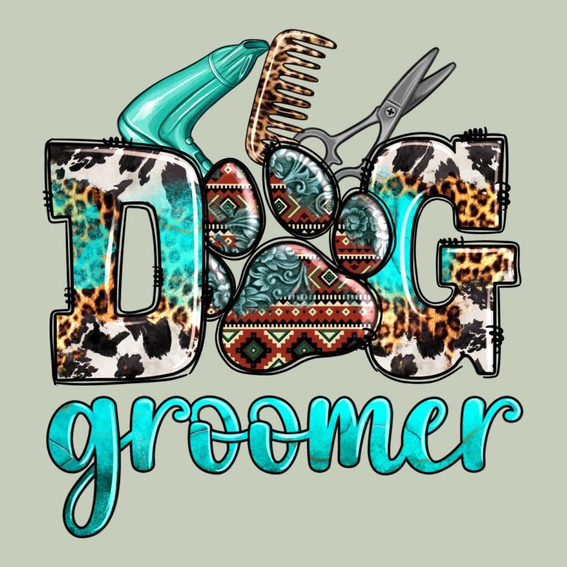 Western Dog Groomer Ladies Tee by OliviaCreatesArt | Teevron