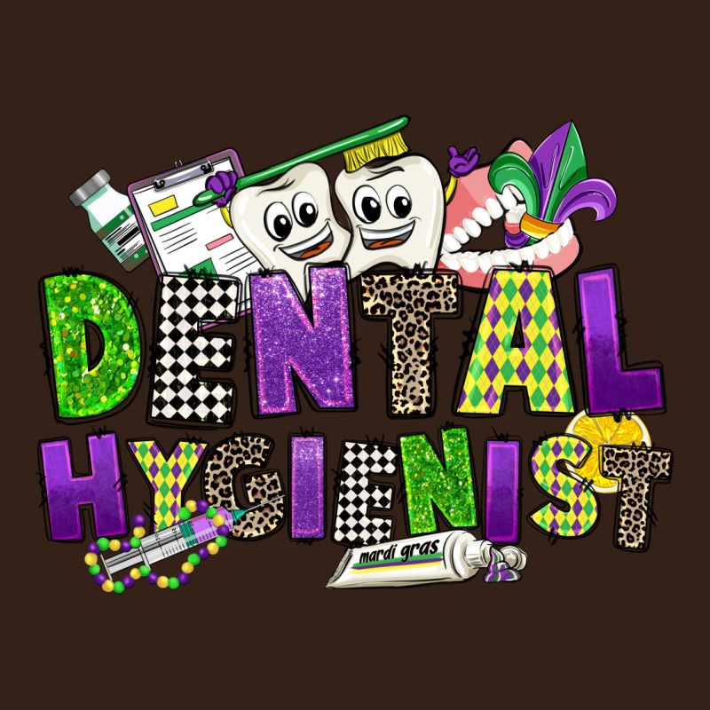 Dental Hygienest Mardi Gras Heavy Core Tee by CowGirlArtShop | Teevron