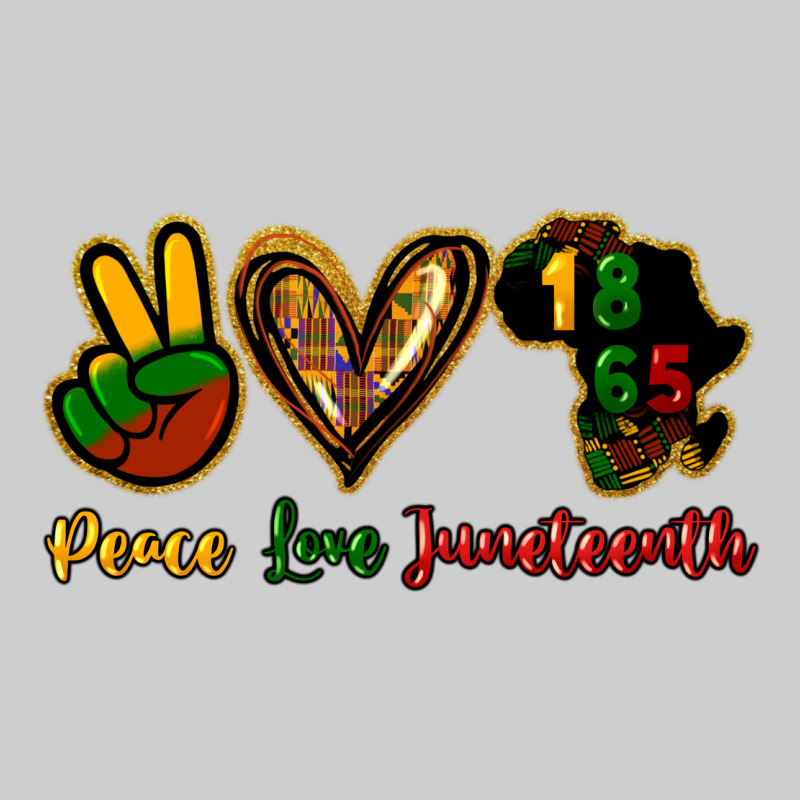 Peace Love Juneteenth Premium Tee by HowdyJamesFarm | Teevron