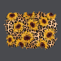 Sunflower Leopard Background Zipper Hoodie | Teevron