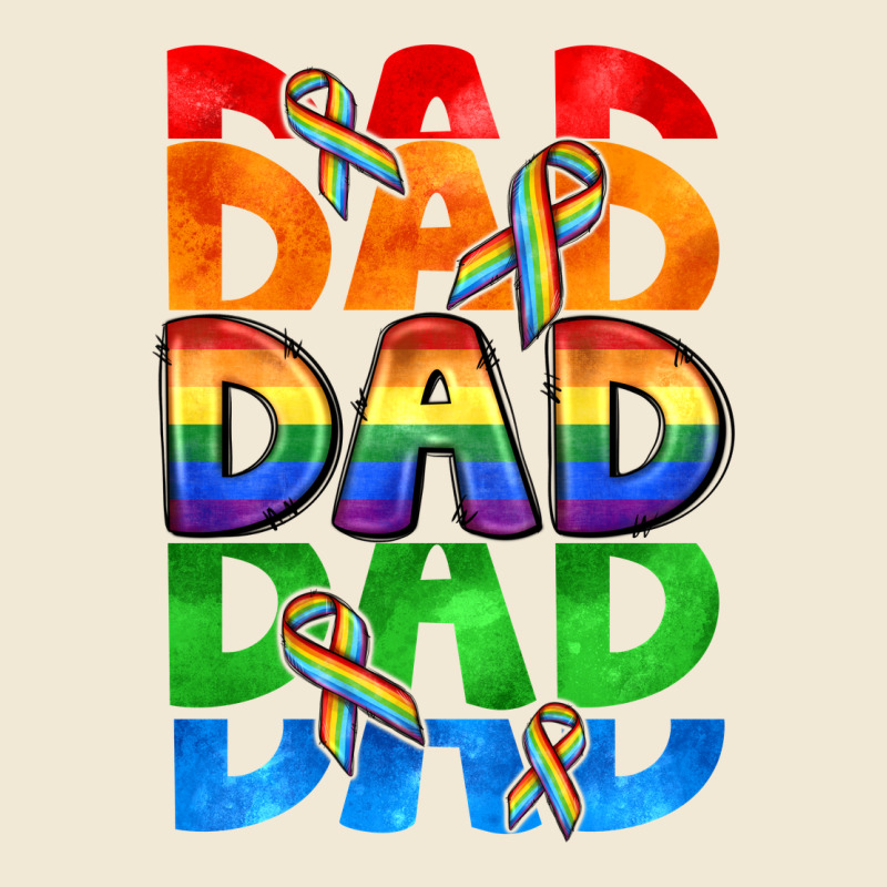 Dad Dad Dad Pride Premium Tee by CowGirlArtShop | Teevron