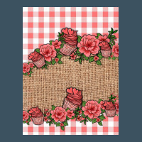 Valentines Day Burlap Background Urban Heavy Tee | Teevron