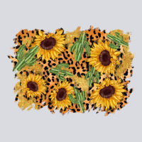 Cactus Leopard Sunflower Glitter Background Zipper Hoodie | Teevron