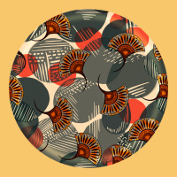 African Fabric Pattern Round Earrings 5 Vintage Hoodie | Teevron