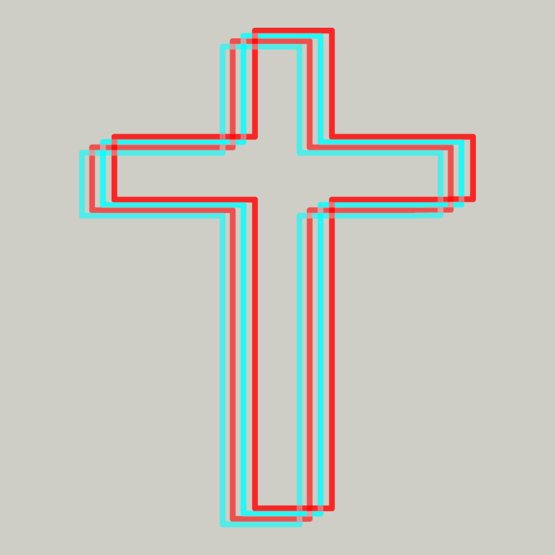A Neon Christian Cross Heavyweight Hoodie by artisFamous | Teevron