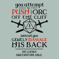 Tabletop Rpg D20 Orc Massage Critical Failure Heavyweight Hoodie | Teevron