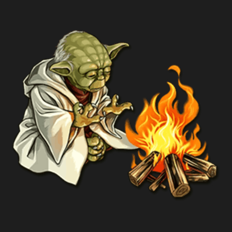 Yoda Is Warming Up Heavyweight Hoodie by artisFamous | Teevron