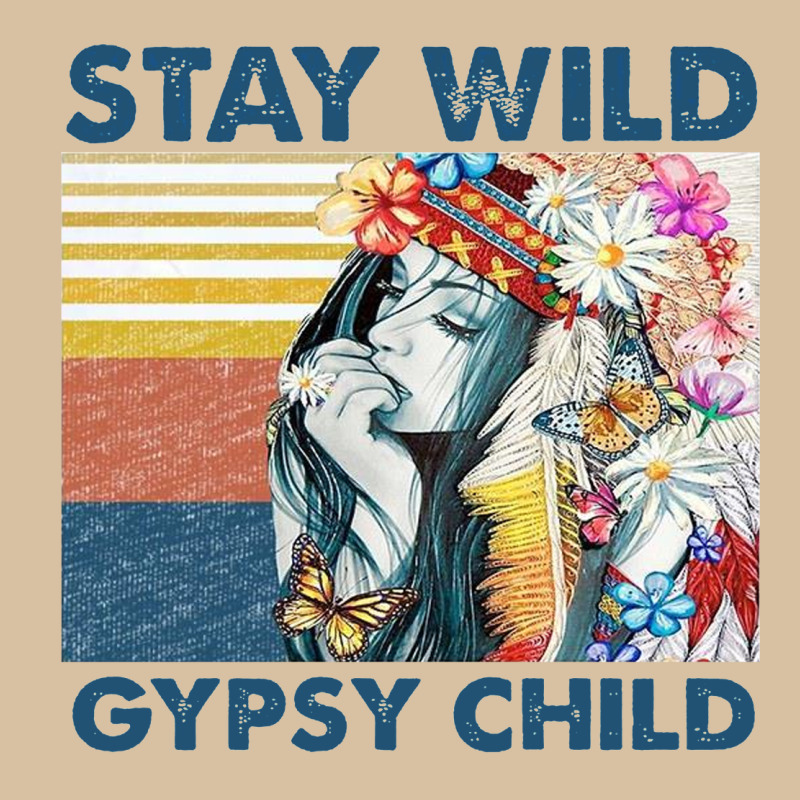 Stay Wild Gypsy Child Letter Rainbow Heavyweight Hoodie by artisFamous | Teevron