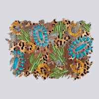 Horseshoe Leopard Gemstone Cactus Background Zipper Hoodie | Teevron
