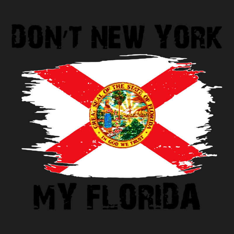 Don't New York My Florida T Shirt Flag Heavyweight Hoodie by artisFamous | Teevron