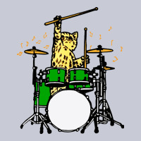 Drummer Cat Music Lover Musician Playing The Drums Heavyweight Hoodie | Teevron