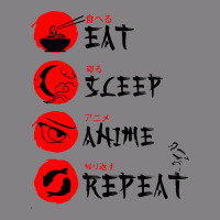 Eat Sleep Anime Repeat Japanese Heavyweight Hoodie | Teevron