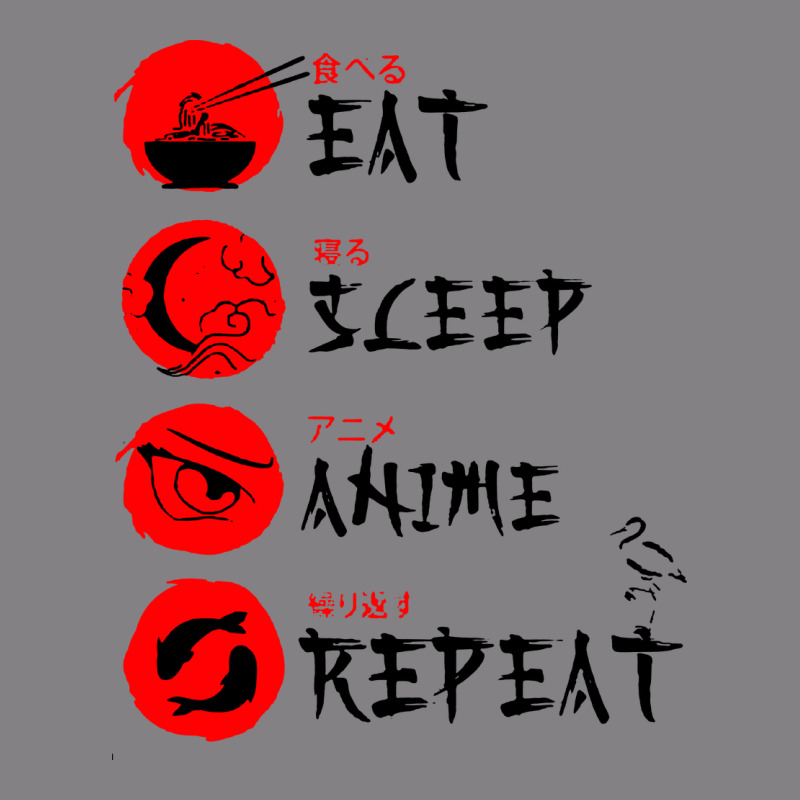 Eat Sleep Anime Repeat Japanese Heavyweight Hoodie by artisFamous | Teevron
