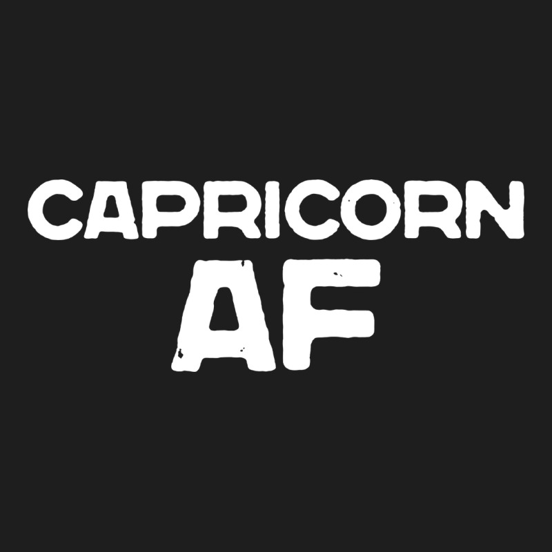 Capricorn Af Zodiac Sign Heavyweight Hoodie by artisFamous | Teevron