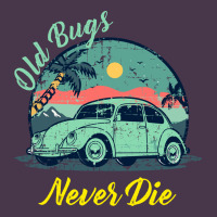 Vintage Funny Beetle Bug Distressed Classic Cars Old Bugs Never Die Heavyweight Hoodie | Teevron
