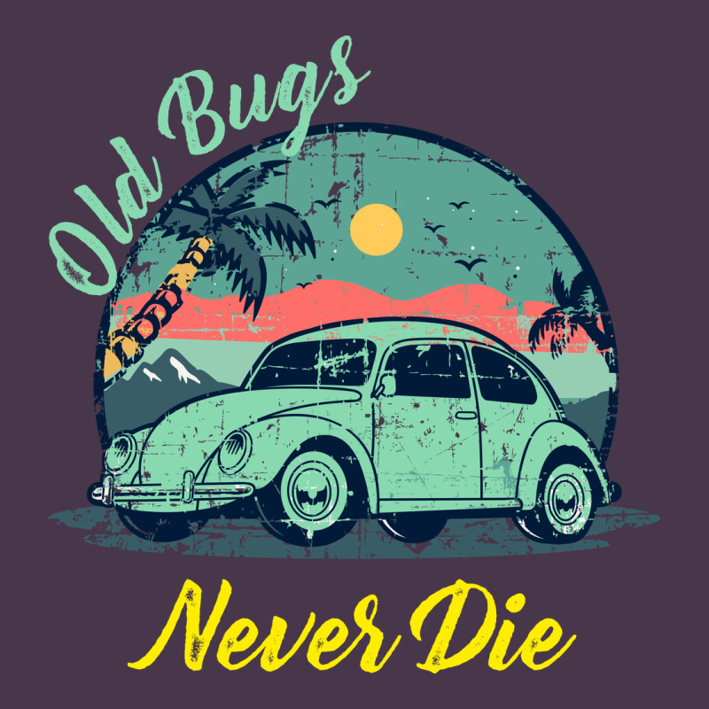 Vintage Funny Beetle Bug Distressed Classic Cars Old Bugs Never Die Heavyweight Hoodie by artisFamous | Teevron