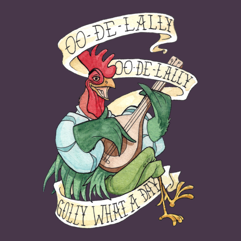 Alan A Dale Rooster  Oo De Lally Golly What A Day Tattoo Watercolor Pa Heavyweight Hoodie by artisFamous | Teevron