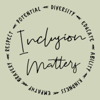 Inclusion Matters With Empathy Bravery Respect Heavyweight Hoodie | Teevron