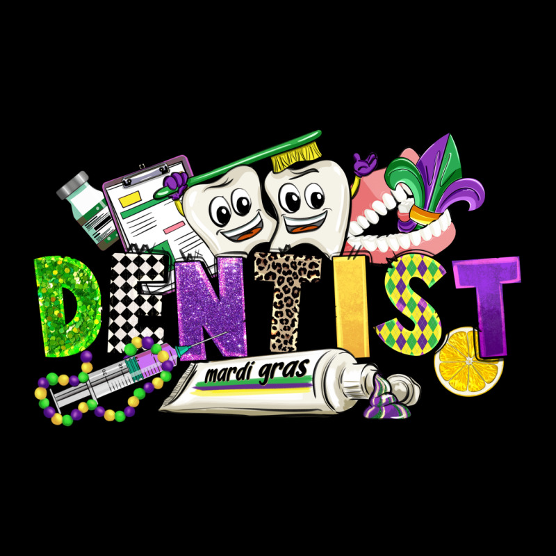 Dentist Mardi Gras Heavy Core Tee by CowGirlArtShop | Teevron