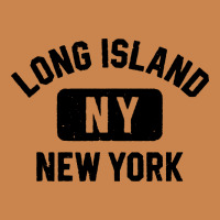 Long Island Ny Gym Style Distressed Amber Print Heavyweight Hoodie | Teevron