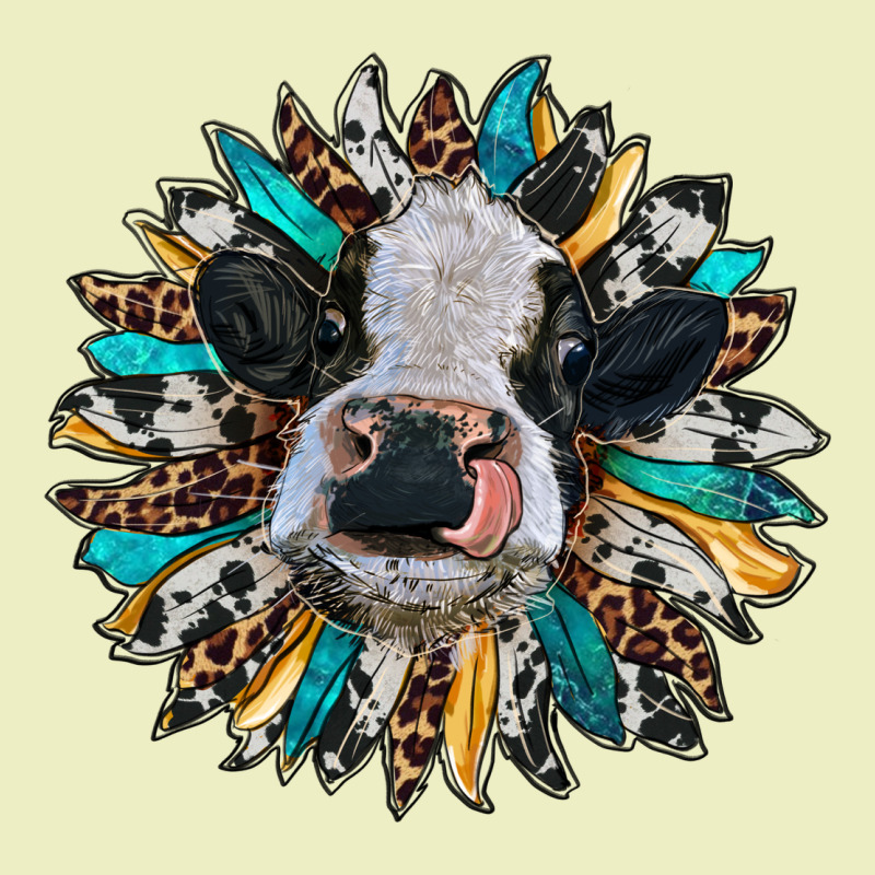 Baby Cow With Sunflower Urban Hoodie by RanaPortraitStore | Teevron