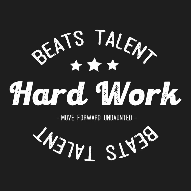 Hard Work Beats Talent Heavyweight Hoodie by artisFamous | Teevron