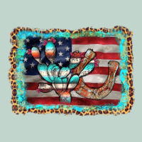 Flag Cactus Horseshoe Zipper Hoodie | Teevron