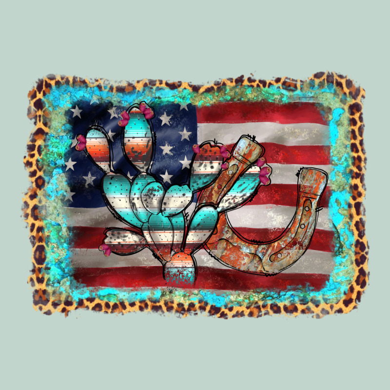 Flag Cactus Horseshoe Zipper Hoodie by AdoDesignShop | Teevron