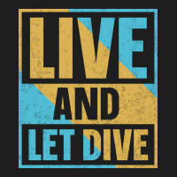 Live And Let Dive Retro Style Heavyweight Hoodie | Teevron