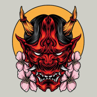 Demon Oni Mask Heavyweight Hoodie | Teevron