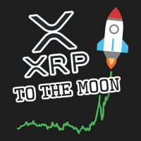 Xrp To The Moon Heavyweight Hoodie | Teevron