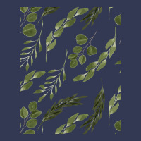 Watercolor Eucalyptus Pattern Heavyweight Hoodie | Teevron