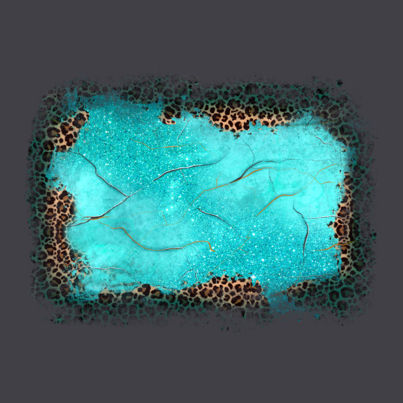 Gemstone Turquoise Leopard Background Heavyweight Hoodie by JahusDesignShop | Teevron