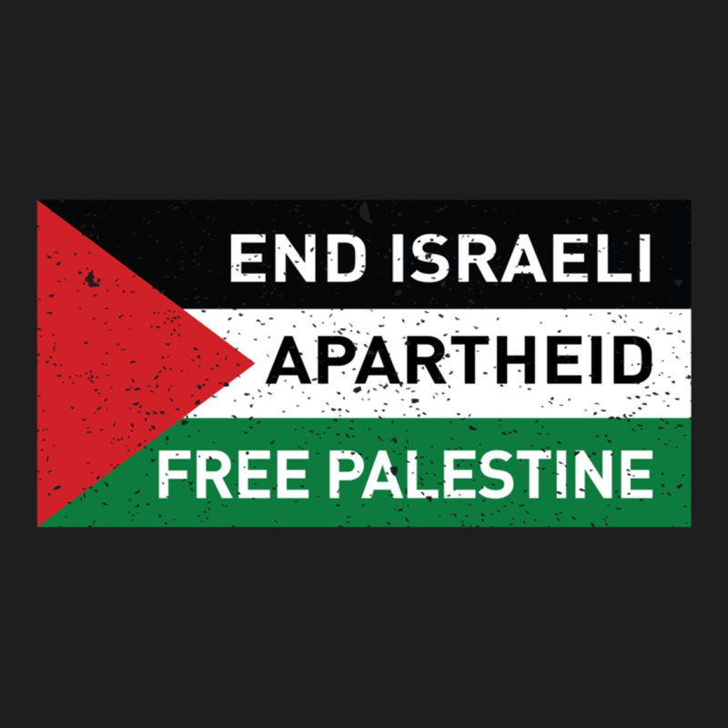 End Is.rae.li Apartheid Free Pales  Flag  T Shirt Heavyweight Hoodie by artisFamous | Teevron