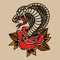 The King Cobra Snake And Rose Heavyweight Hoodie | Teevron