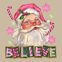Pink Believe Santa Christmas Long Sleeve Tee | Teevron