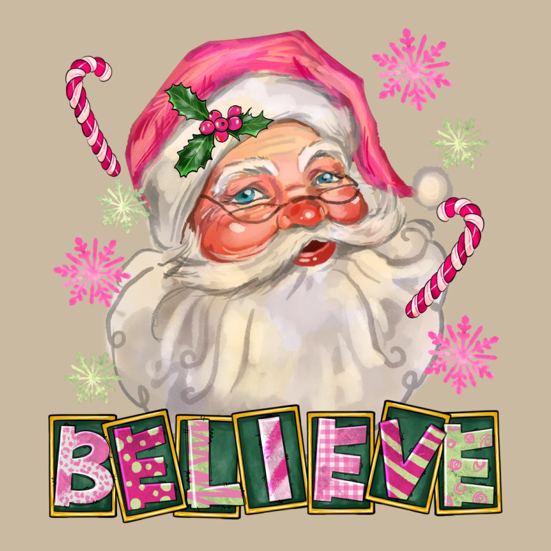 Pink Believe Santa Christmas Long Sleeve Tee by FaDigitalArtStudio | Teevron